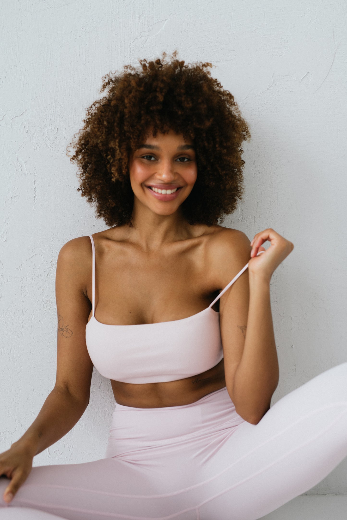 dropless. top bra - ballet róż