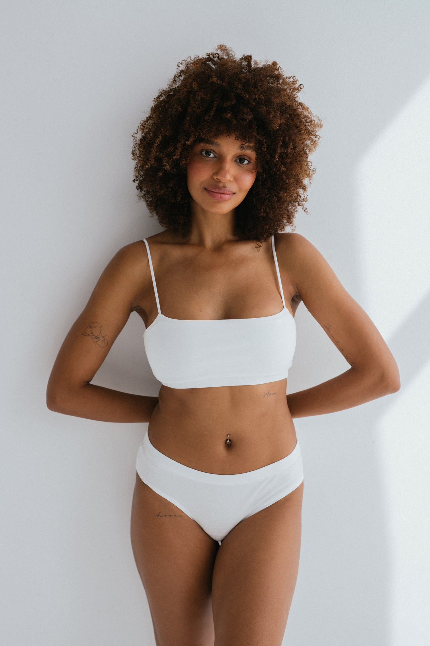 comfy briefs figi bawełniane - białe