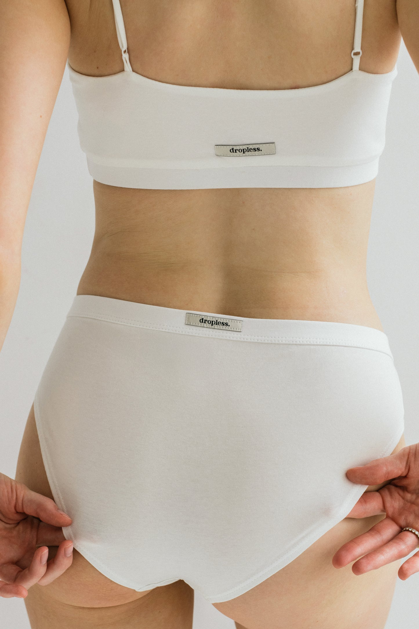 comfy briefs figi bawełniane - białe