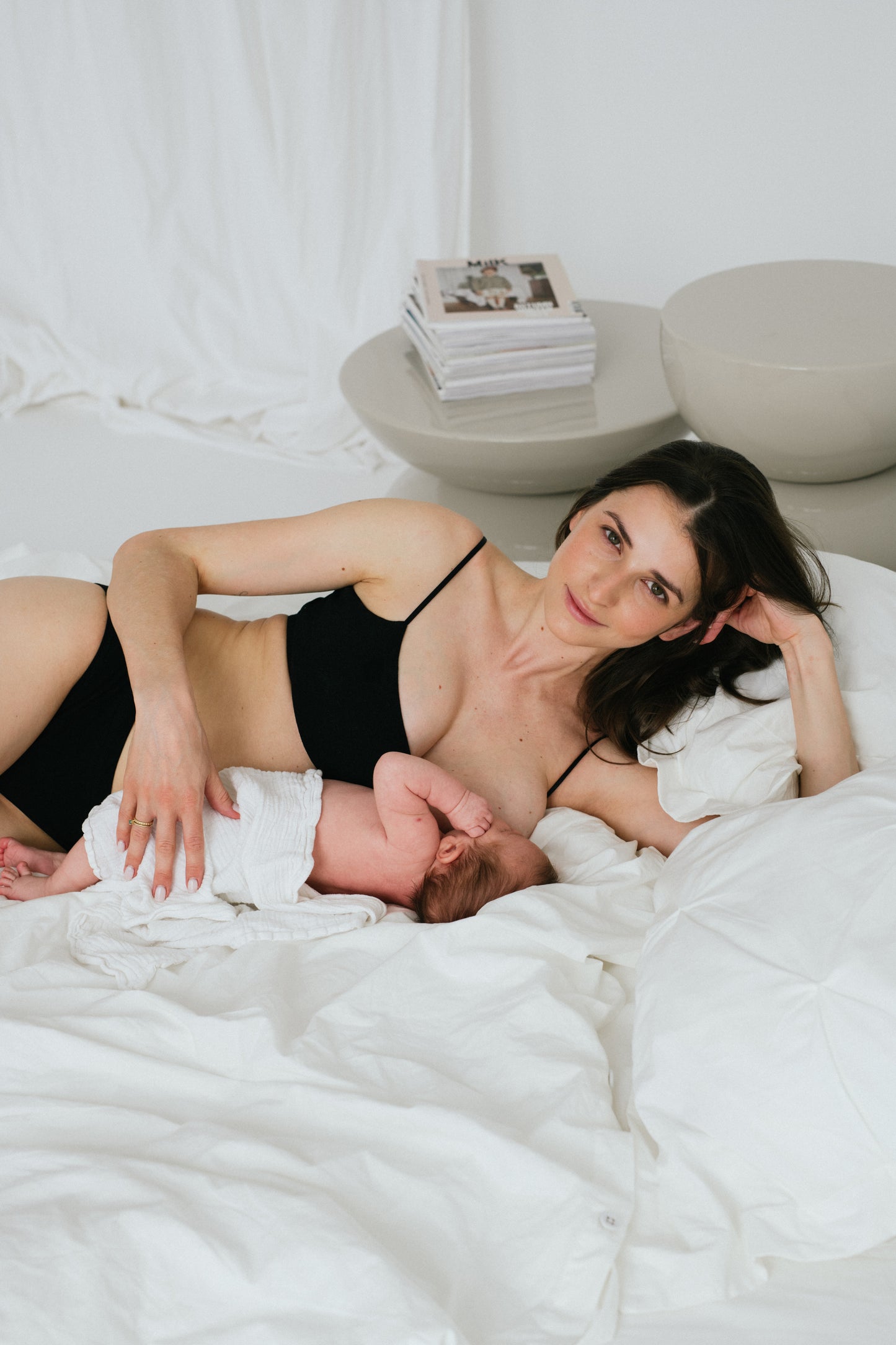 dropless. top bra - czarny