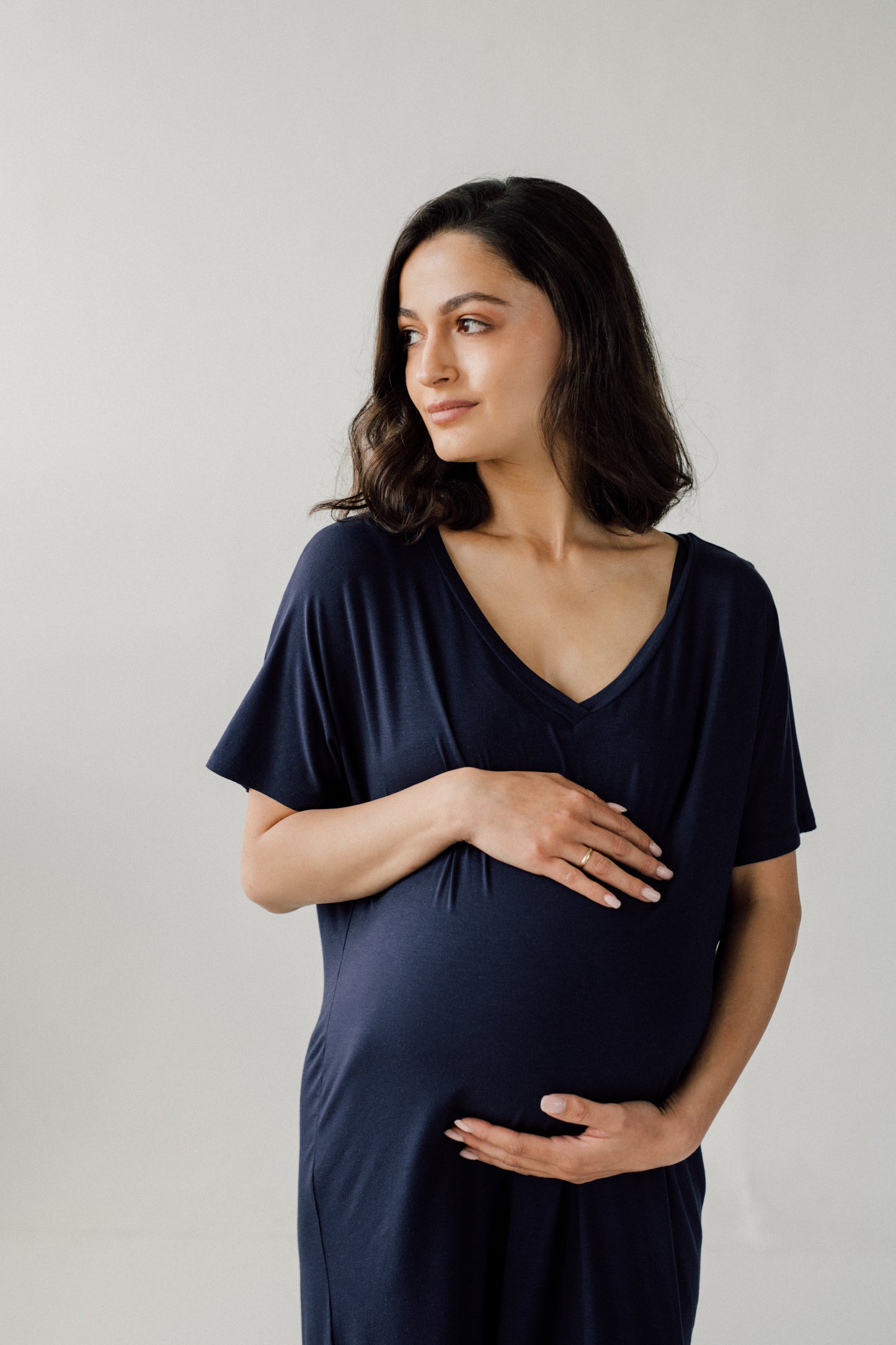 Stay Dry nursing 2in1 night dress - navy