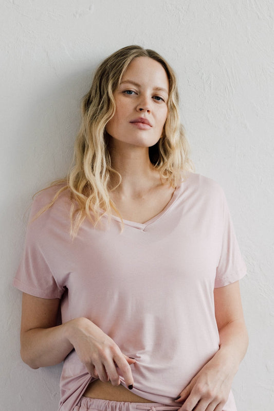 Stay Dry nursing 2in1 t-shirt - rose